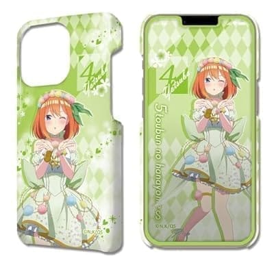 五等分の花嫁∽ デザジャケット iPhone 13 Pro ケース&保護シート デザイン04(中野四葉/花の妖精ver.)【描き下ろし】