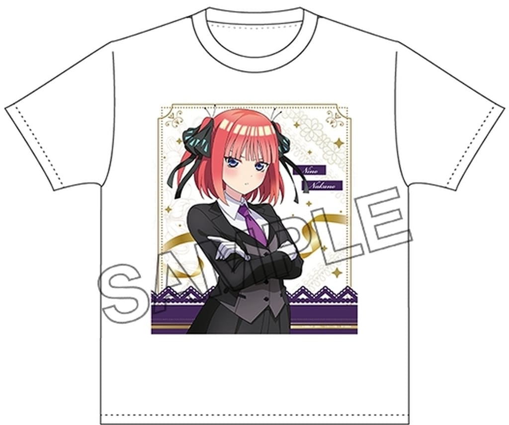 五等分の花嫁∽ 描き下ろしTシャツ 中野二乃