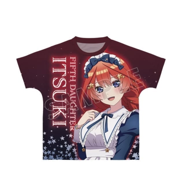 五等分の花嫁∽ 描き下ろし 中野五月 星空メイドver. フルグラフィックTシャツユニセックス(サイズ/M)