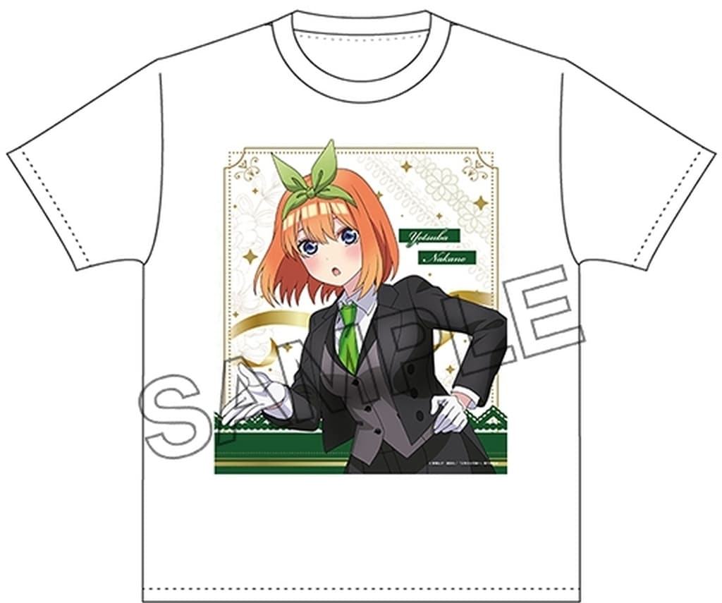 五等分の花嫁∽ 描き下ろしTシャツ 中野四葉