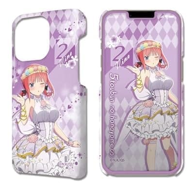 五等分の花嫁∽ デザジャケット iPhone 13 Pro ケース&保護シート デザイン02(中野二乃/花の妖精ver.)【描き下ろし】