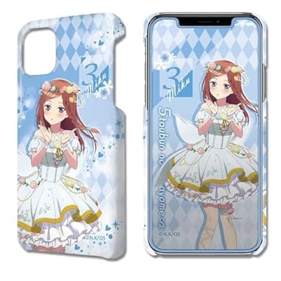 五等分の花嫁∽ デザジャケット iPhone 12/12 Pro ケース&保護シート デザイン03(中野三玖/花の妖精ver.)【描き下ろし】