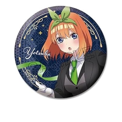 五等分の花嫁∽ 描き下ろし缶バッジ 中野四葉