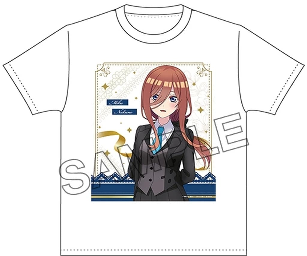 五等分の花嫁∽ 描き下ろしTシャツ 中野三玖