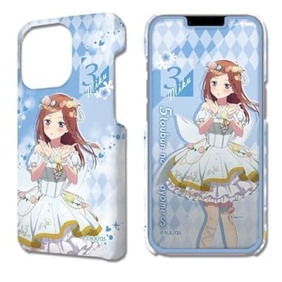 五等分の花嫁∽ デザジャケット iPhone 13 Pro ケース&保護シート デザイン03(中野三玖/花の妖精ver.)【描き下ろし】