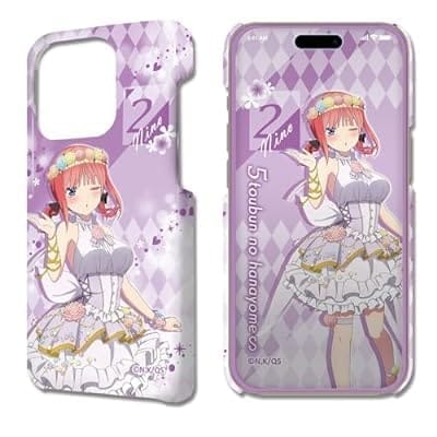 五等分の花嫁∽ デザジャケット iPhone 14 Pro ケース&保護シート デザイン02(中野二乃/花の妖精ver.)【描き下ろし】