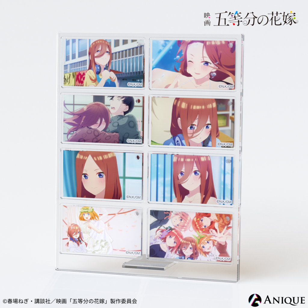 アニメシリーズ『五等分の花嫁』オンライン展覧会 中野三玖 フェイスアクリルコレクション