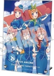 五等分の花嫁∽ アクリルプレート<FIVE Memories FIVE AIRLINE>