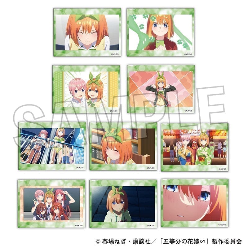 PROOF 五等分の花嫁∽ トレーディングホロステッカー 四葉BOX