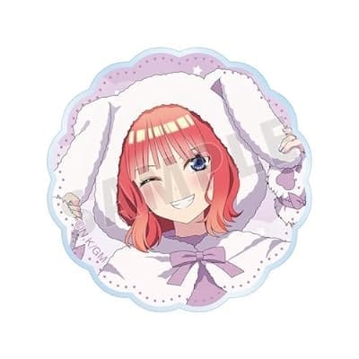 五等分の花嫁 描き下ろし 中野二乃 動物もこもこ着ぐるみver. アクリルステッカー