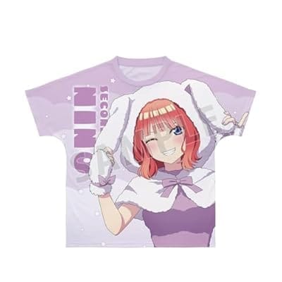 映画『五等分の花嫁』 描き下ろし 中野二乃 動物もこもこ着ぐるみver. フルグラフィックTシャツユニセックス(サイズ/L)