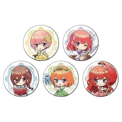 五等分の花嫁∽ 缶バッジ 05 本の守り人ver. ミニキャライラスト 5個入り1BOX