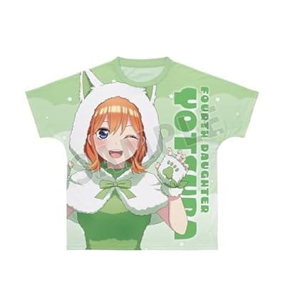 映画『五等分の花嫁』 描き下ろし 中野四葉 動物もこもこ着ぐるみver. フルグラフィックTシャツユニセックス(サイズ/L)