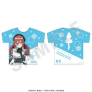 「五等分の花嫁∽」フルグラフィックTシャツ 中野三玖>