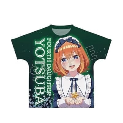 五等分の花嫁∽ 描き下ろし 中野四葉 星空メイドver. フルグラフィックTシャツユニセックス(サイズ/XL)