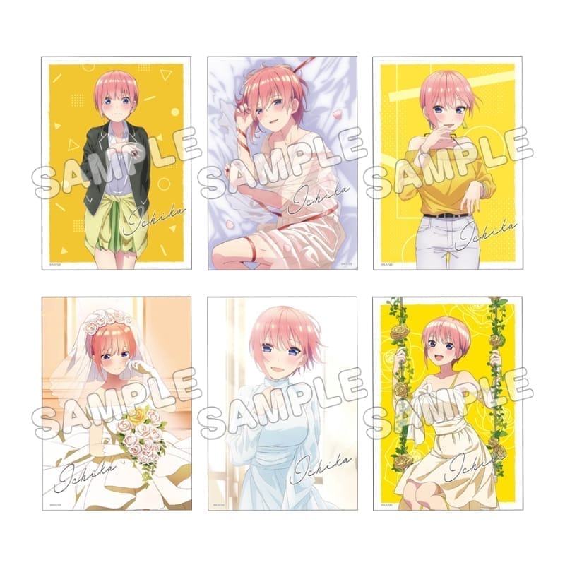 五等分の花嫁∽ ブロマイド6枚セット/中野一花