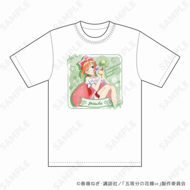 五等分の花嫁∽ いちごルームウェア Tシャツ 4.四葉 M