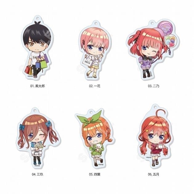 五等分の花嫁∽ アクリルキーホルダー 全6種 B BOXセット