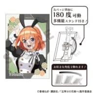 五等分の花嫁 アート缶バッジ 中野四葉 モノクロバニードレス>