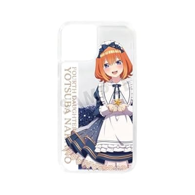 五等分の花嫁∽ 描き下ろし 中野四葉 星空メイドver. グリッターiPhoneケース(対象機種/iPhone 12/12 Pro)