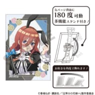 五等分の花嫁 アート缶バッジ 中野三玖 モノクロバニードレス>