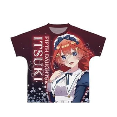 五等分の花嫁∽ 描き下ろし 中野五月 星空メイドver. フルグラフィックTシャツユニセックス(サイズ/L)