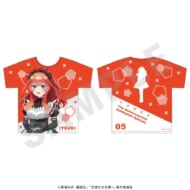 五等分の花嫁∽ フルグラフィックTシャツ 中野五月