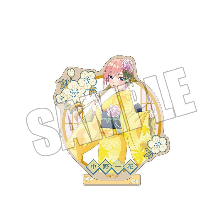 五等分の花嫁∽ 木製スタンド<KIMONO Girl 一花>