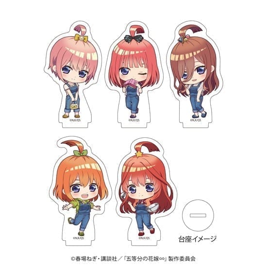 五等分の花嫁∽ アクリルぷちスタンド 02 らいはコーデVer.(ミニキャライラスト)