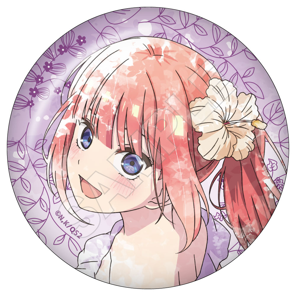 「五等分の花嫁*」 缶バッジ こもれびアート 中野二乃