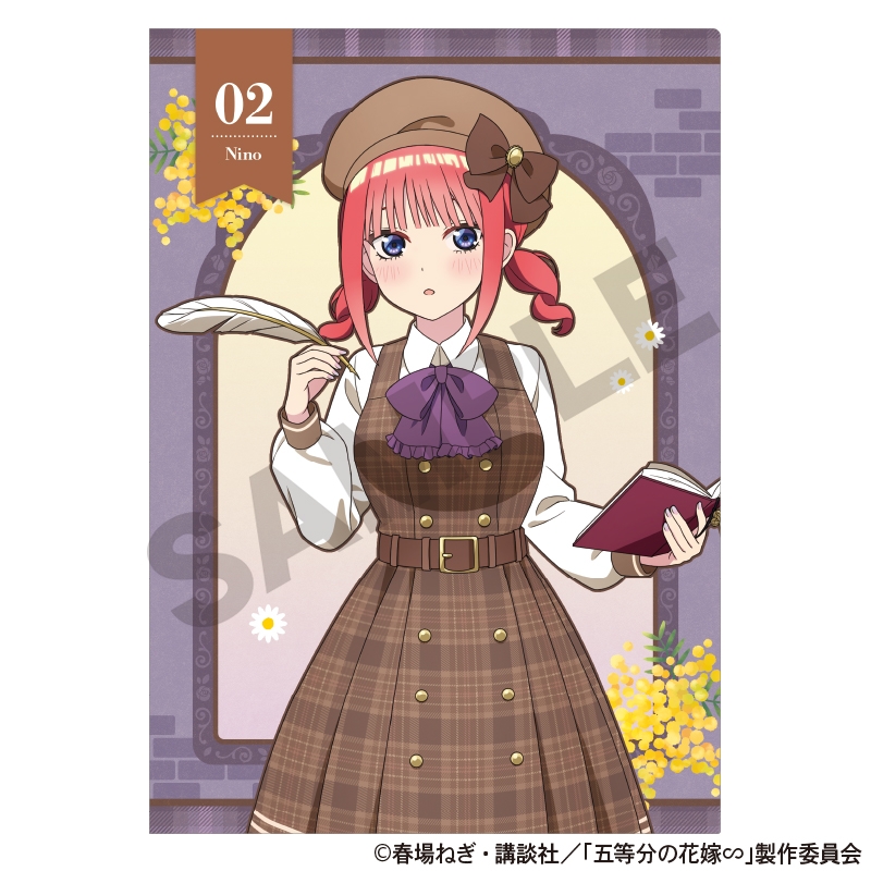 五等分の花嫁 シングルクリアファイル_中野二乃/カレッジスタイル