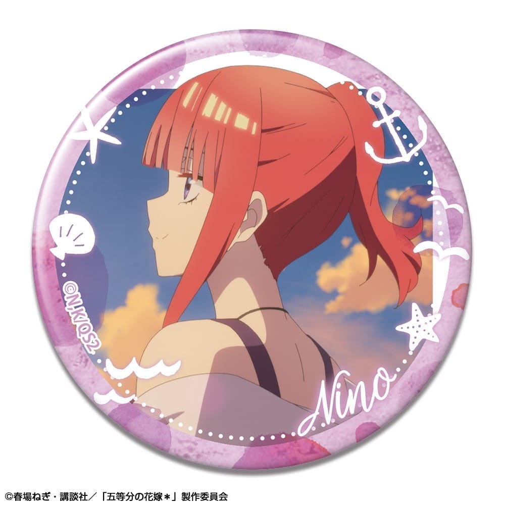 五等分の花嫁* 缶バッジ デザイン05(中野二乃/A)