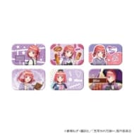 五等分の花嫁∽ スクエア缶バッジ 03 二乃ver. 公式イラスト 6個入り1BOX>