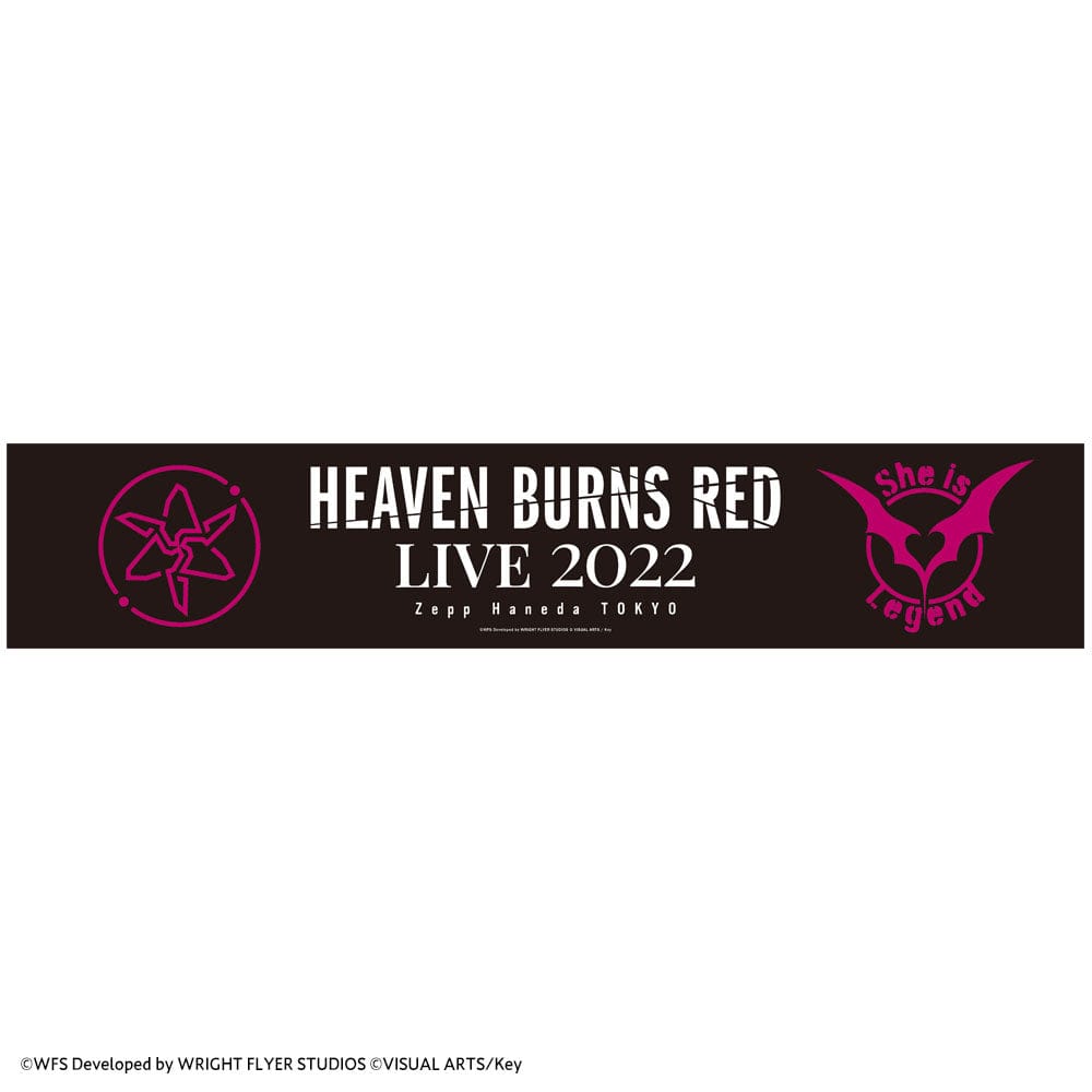 HEAVEN BURNS RED LIVE 2022 オリジナルマフラータオル