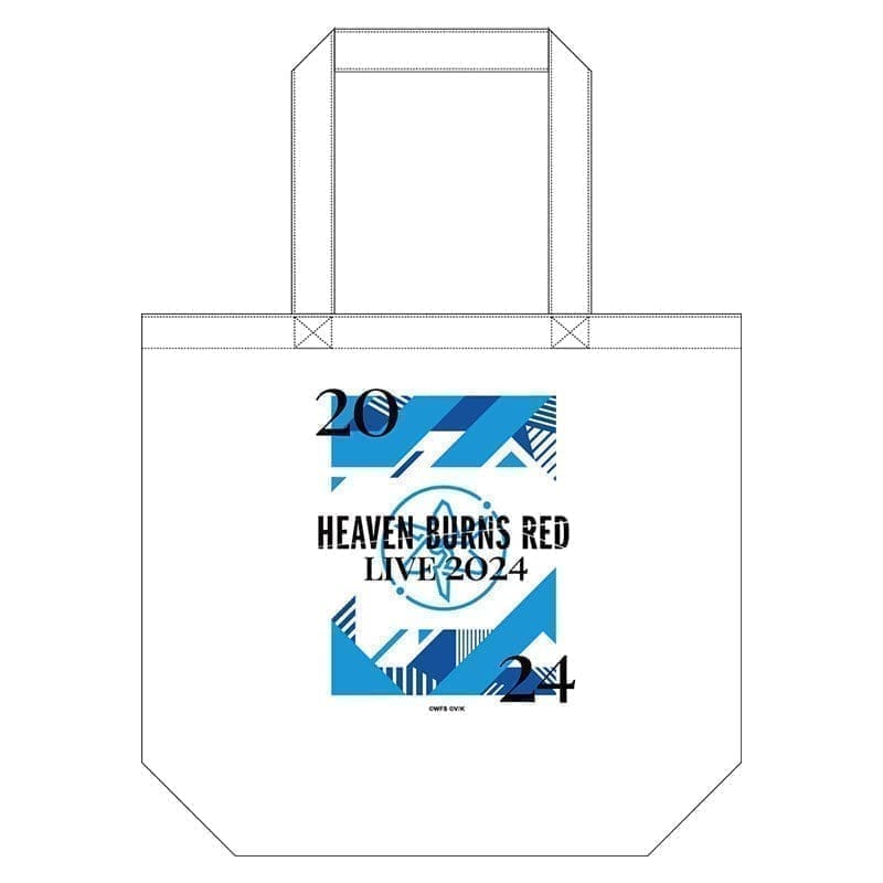 『HEAVEN BURNS RED LIVE 2024』オリジナルトートバッグWHITE Ver. (LIVE LOGO)