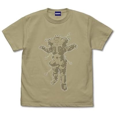 ウルトラセブン キングジョー分離図解 Tシャツ SAND KHAKI