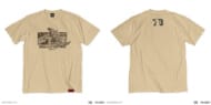 ゴジラ-1.0 ゴジラ70周年記念 シーンイラストTシャツ3(ゴジラ銀座襲来) ライトベージュ L>