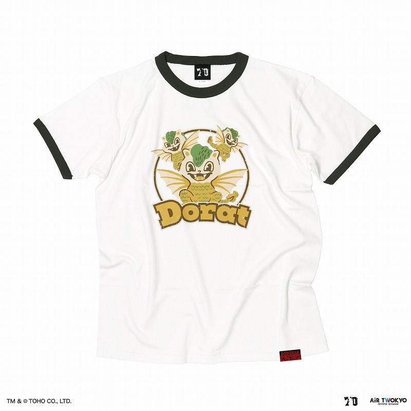 ゴジラ 70周年記念 平成・VS シリーズ シーンイラストTシャツ 1(ドラット) L