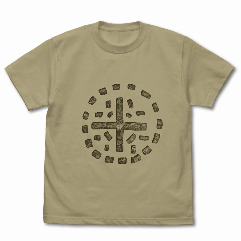 ゴジラ インファント島の紋章 Tシャツ/SAND KHAKI-XL