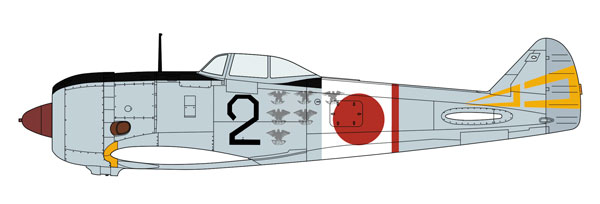 1/48 中島 キ44 二式単座戦闘機 鍾馗 II型 丙 “飛行第70戦隊 帝都防衛” [07542]