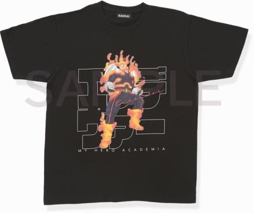 僕のヒーローアカデミア エンデヴァー Tシャツコレクション3 ブラック XXLサイズ