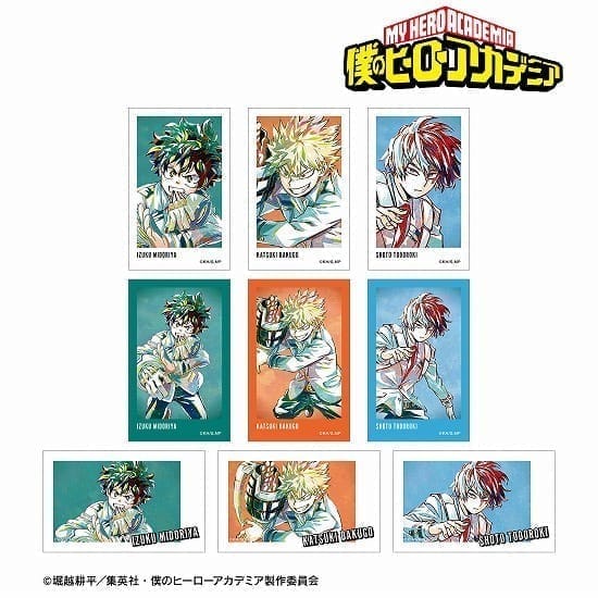 僕のヒーローアカデミア トレーディング Ani-Art 第7弾 インスタントカメラ風イラストカード 9個入り1BOX