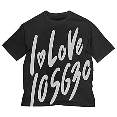 I LOVE 105630 ビッグシルエットTシャツ ブラック Lサイズ 「アイドルマスター ミリオンライブ!」