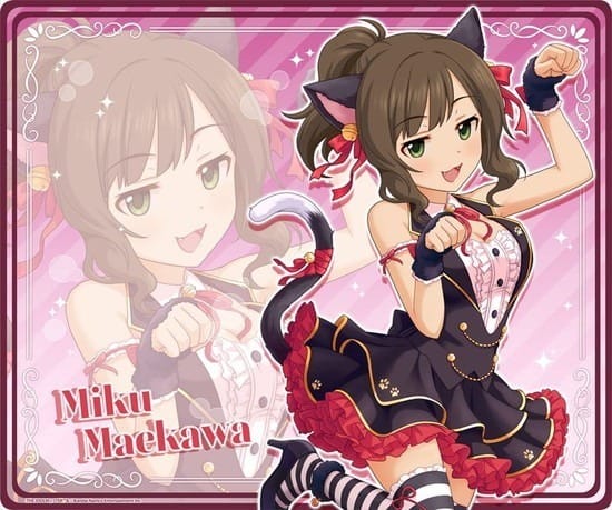 アイドルマスター シンデレラガールズ マウスパッド 前川みく ブラックキャット + Ver.