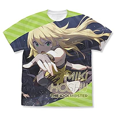 アイドルマスター ミリオンライブ! スターリー・グロウ 星井美希+ フルグラフィックTシャツ/WHITE-L