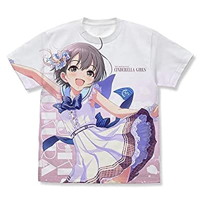 アイドルマスター シンデレラガールズ 乙倉悠貴(カム・ウィズミー!) フルグラフィックTシャツ ホワイト Lサイズ