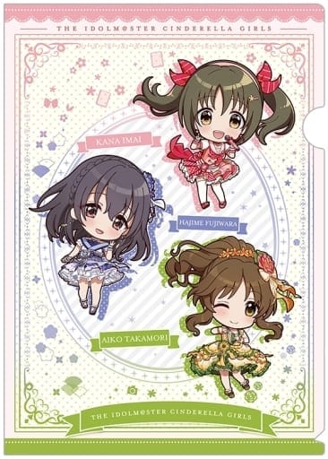 アイドルマスター シンデレラガールズ ぷちちょこ クリアファイル ビビッドカラーエイジ Ver.