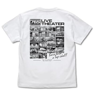 アイドルマスター ミリオンライブ! 765プロライブ劇場 Tシャツ/WHITE-XL