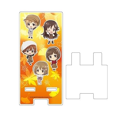 アイドルマスター シンデレラガールズ スマキャラスタンド 01 散りばめデザイン 秋コーデver. ミニキャライラスト