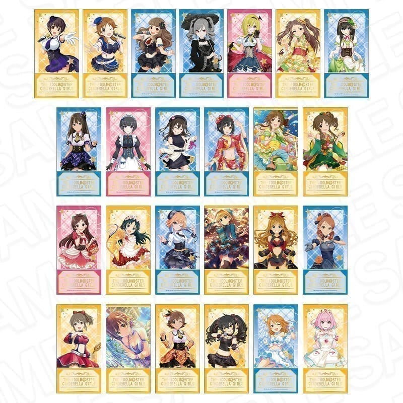 アイドルマスター シンデレラガールズ チケット風カード(ブラインド) vol.2(1BOX)